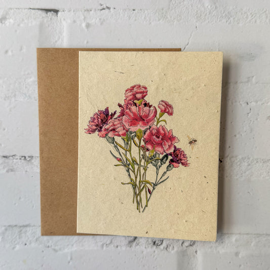 Plantable Flower Seed Birth Month Flower - Individual Note Cards - Helen Jeanne 