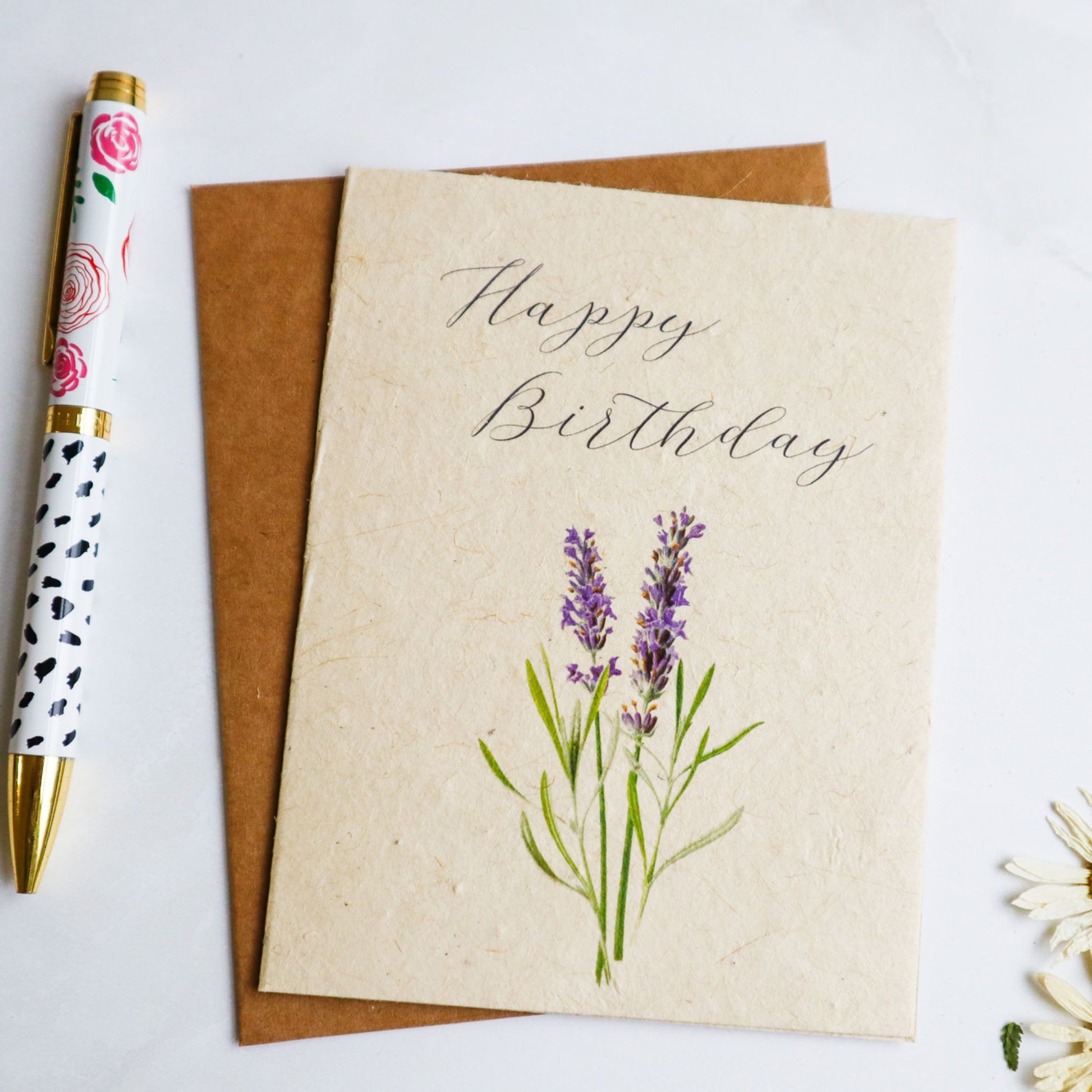 Happy Birthday Plantable Flower Seed Paper Greeting Card, Eco Friendly –  Helen Jeanne