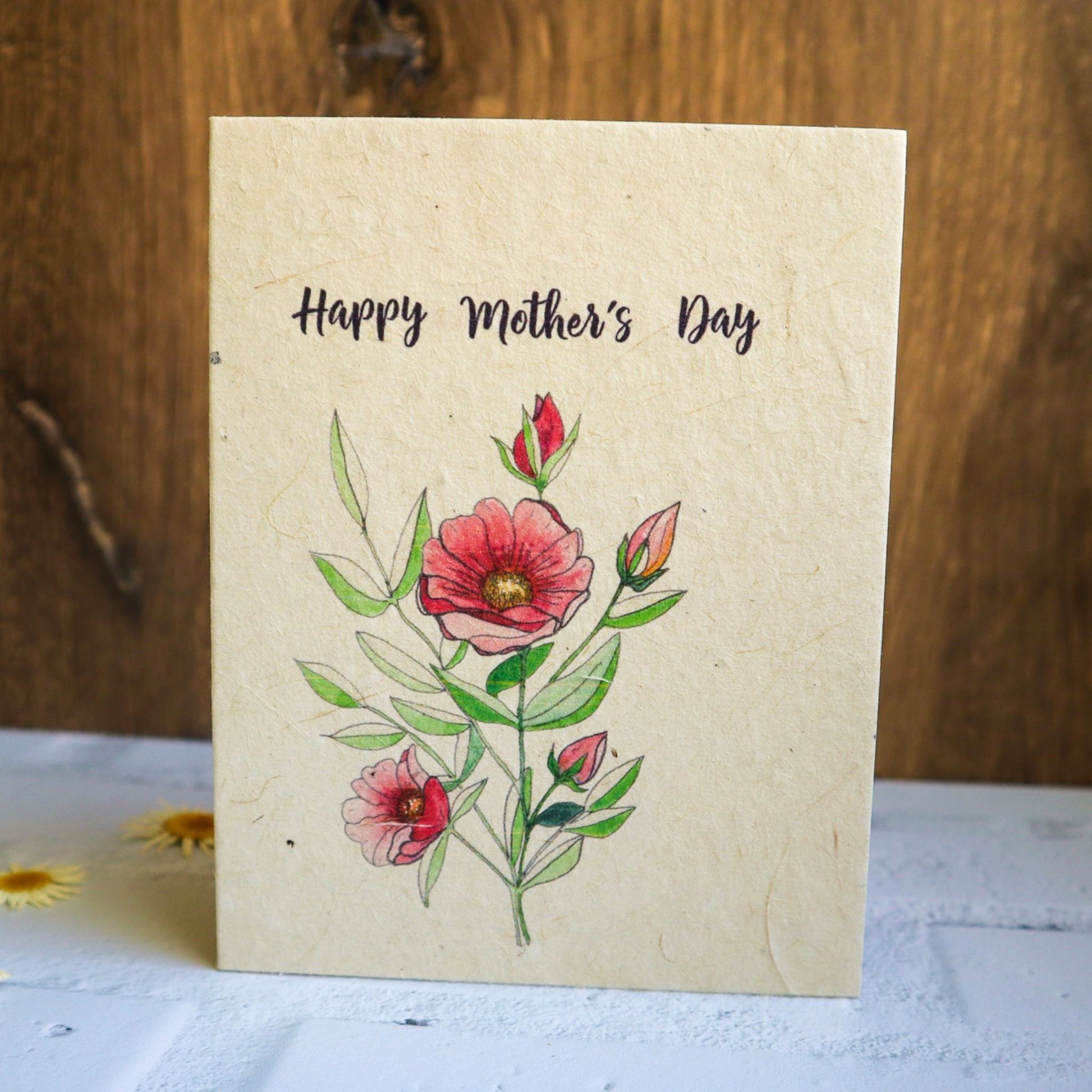 Choice Of Four Mother's Day Plantable Flower Seed Paper Greeting Cards, Eco Friendly Cards, Wildflower Seed Paper, Zero Waste Greeting Cards, - Helen Jeanne 